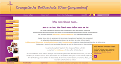 Desktop Screenshot of evangelischevolksschule.at