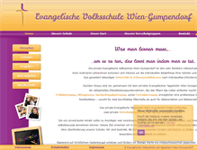Tablet Screenshot of evangelischevolksschule.at